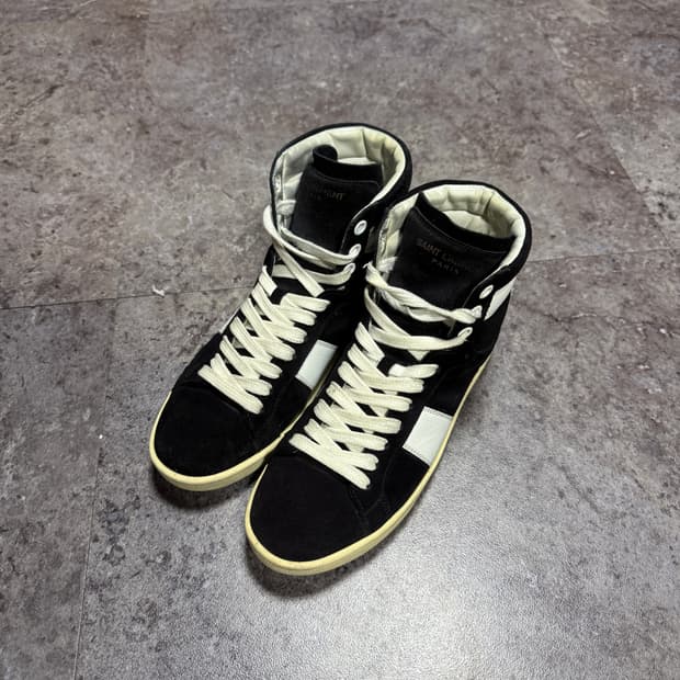 생로랑 하이탑 스니커즈 35