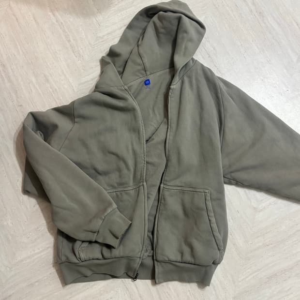 이지갭 후드집업 그레이