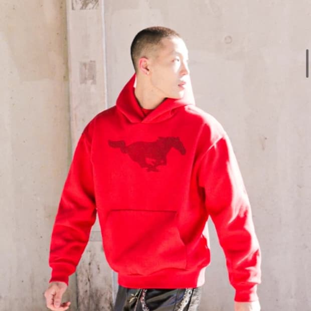 새상품 더트 FIRE HORSE HOODIE, S사이즈