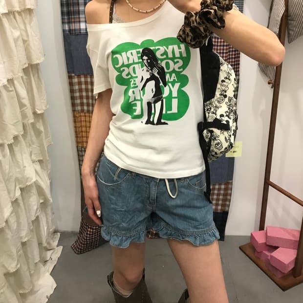 히스테릭글래머 애플민트 반팔티