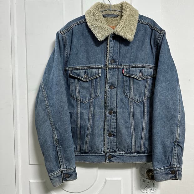 리바이스 70520 쉐르파 데님 트러커자켓