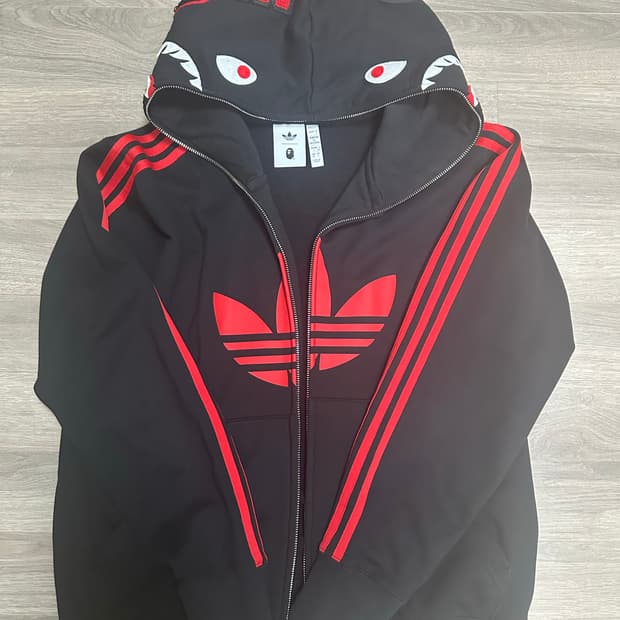 아디다스 베이프 후드집업