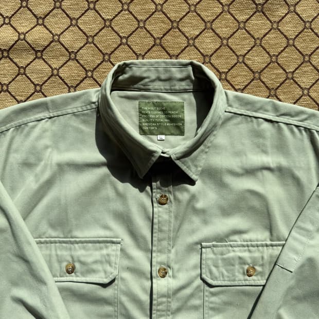 아이보리 워크 셔츠