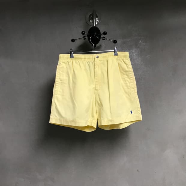 폴로 랄프로렌 포니 반바지 옐로 M
