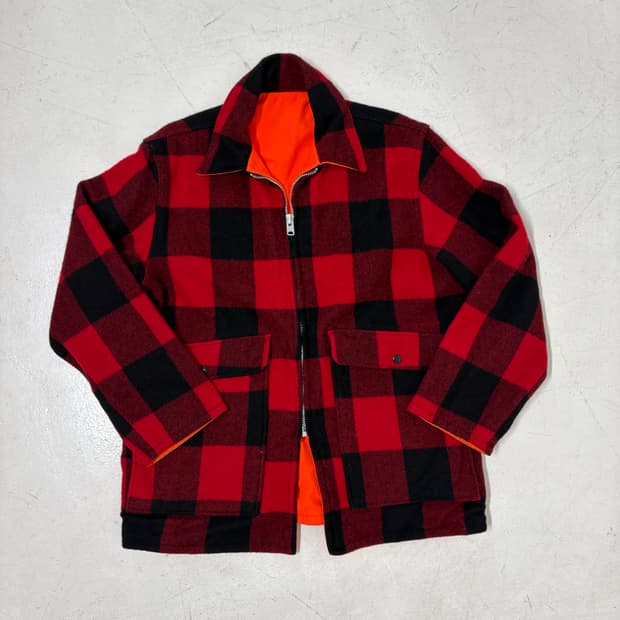 70's Woolrich Reversible Buffalo Check 