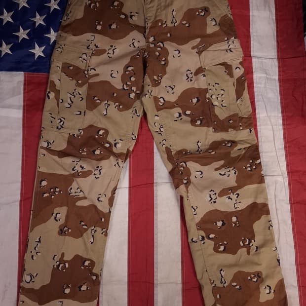 오리지날 미군 지급용 90's 걸프전 사막육색 BDU 바지