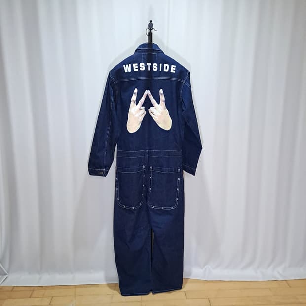 (택포) 웨스트사이드 데님 점프수트 L B372