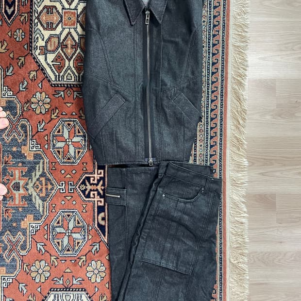 메종미네드 데님 흑청 셋업 M