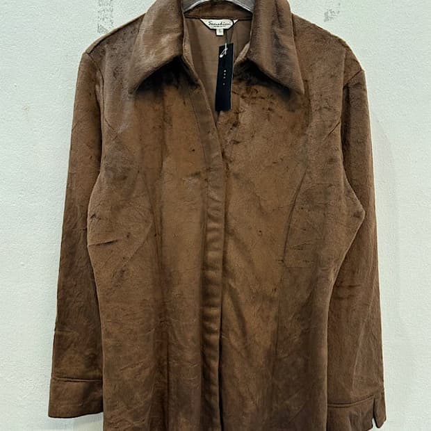 빈티지 벨벳 셔츠 