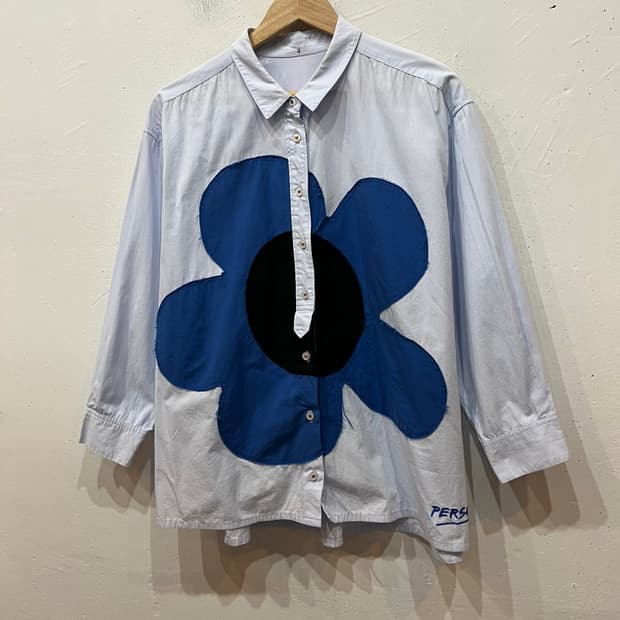 PERSONS 퍼슨스 플라워 셔츠 우먼즈