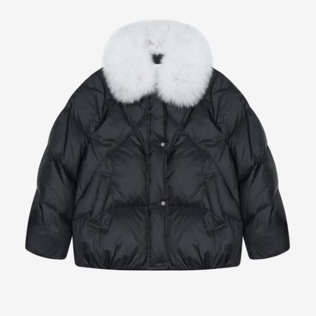 베스띠벨리 폭스퍼 구스 다운 숏 패딩 점퍼