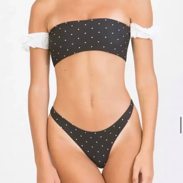 홀스앤베리스 MYKONOS TOP - POLK A DOT xs