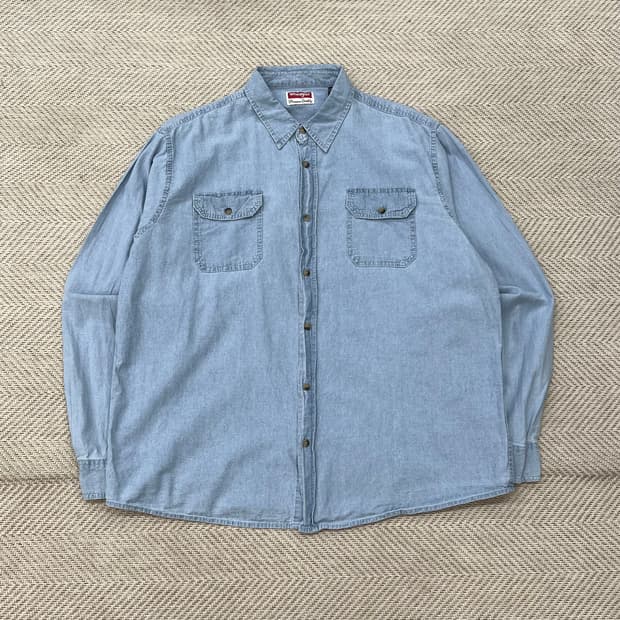 랭글러 워크 데님셔츠 r3212