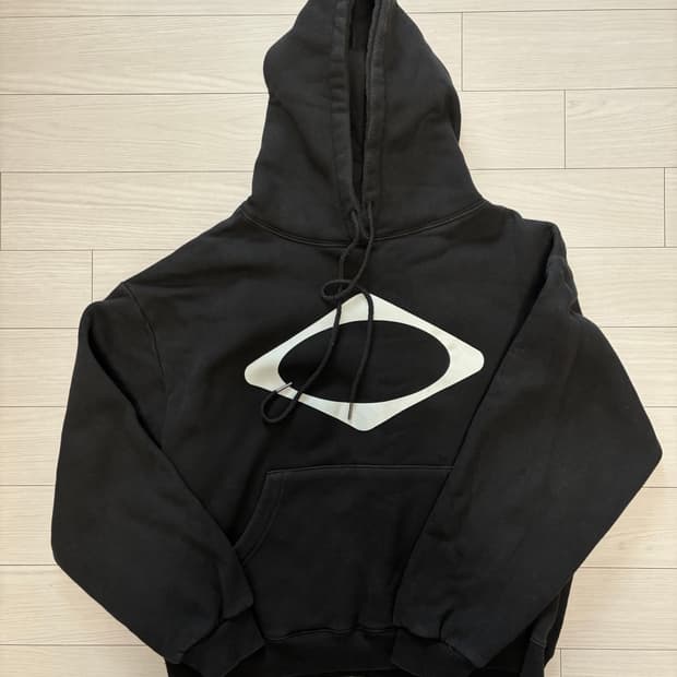 미스치프 기모후드티 블랙