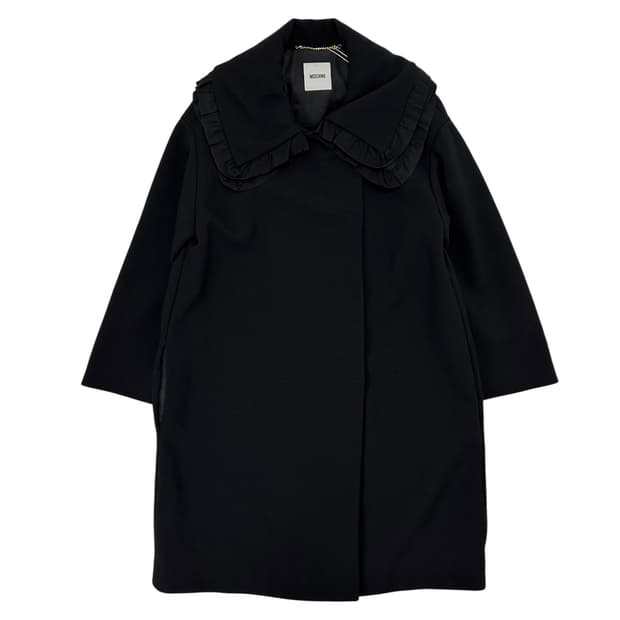 모스키노 빅 카라 더블 코트