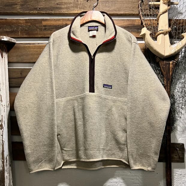 [M}파타고니아 신칠라 오트밀 하프집업 플리스