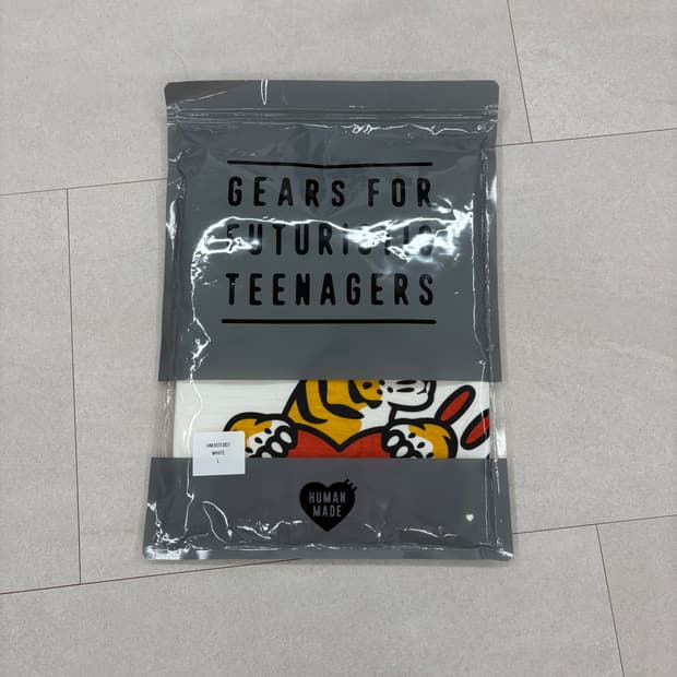 휴먼메이드 타이거 그래픽 티셔츠 L