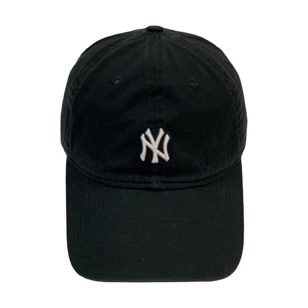뉴에라 MLB 양키스 스몰로고 블랙 모자