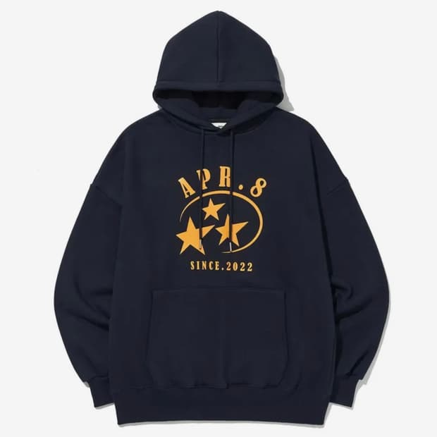 에이프릴에잇 APR8 STAR LOGO HOODIE