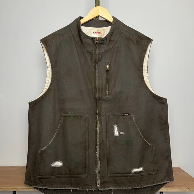 카미야 24FW 보로 덕 페인터 베스트