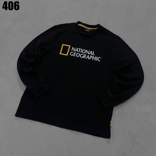 내셔널지오그래픽 블랙 맨투맨