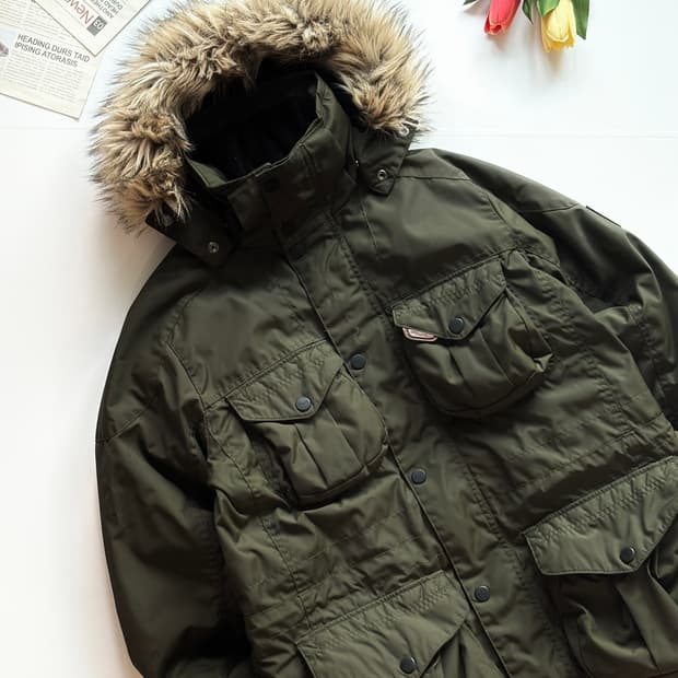 Ralph Lauren RLX 카키 다운 파카