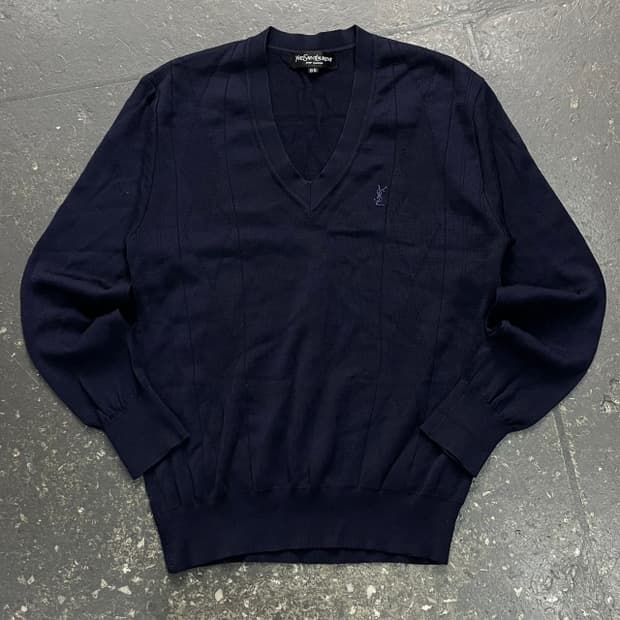 95 입생로랑 브이넥 니트