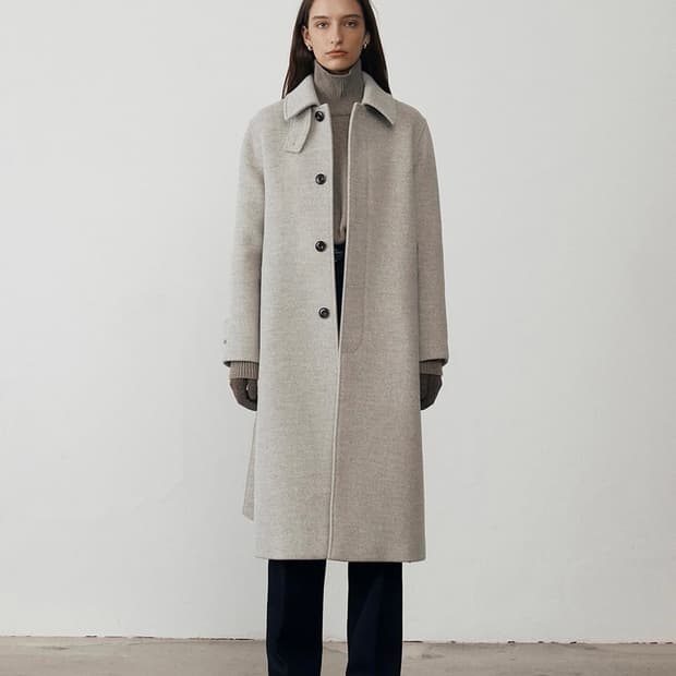 Dunst 던스트 유니섹스 벨티드 울 맥코트 m사이즈🩶