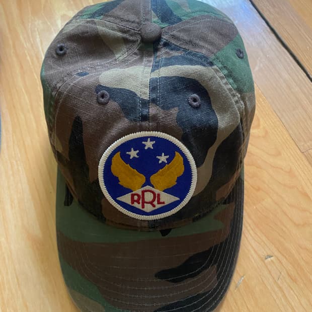 Rrl 트윌볼캡 카모 