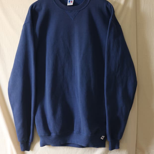 러셀 90s 맨투맨 스웻셔츠 네이비 XL(실사이즈 XXL)
