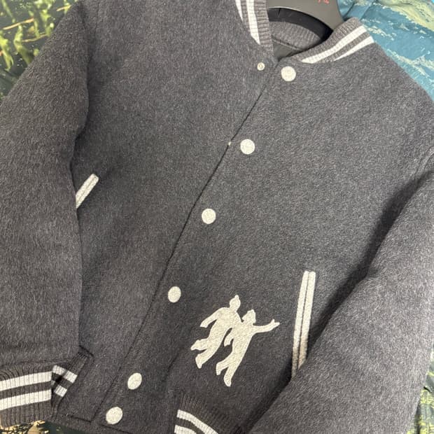 [M] STU 울 바시티 자켓