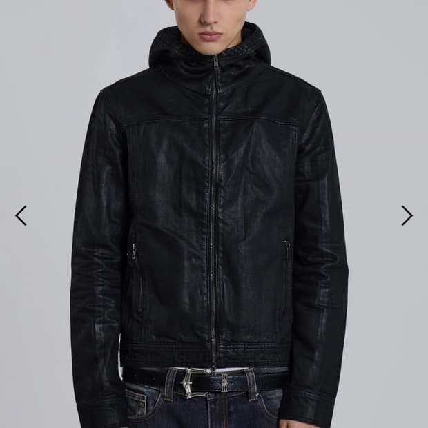 Bedrock Waxed Hooded Denim Jacket