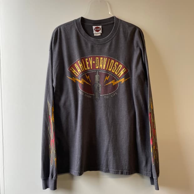 할리데이비슨 플레임 롱슬리브