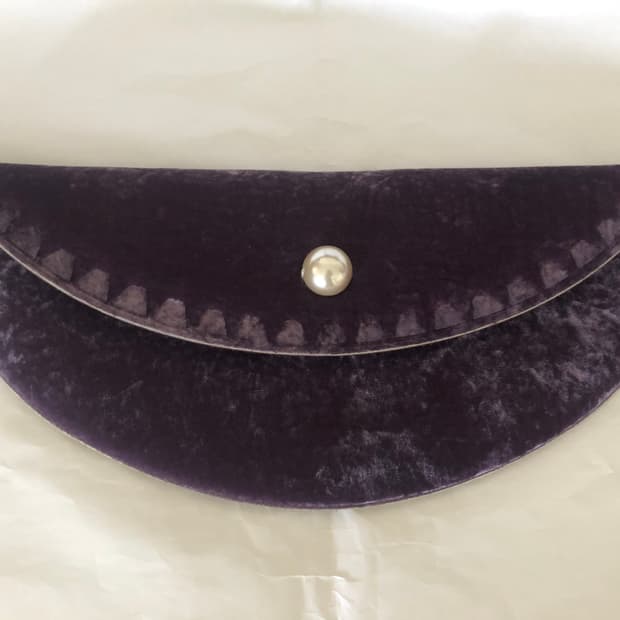 메종 마틴 마르지엘라 벨벳 클러치백