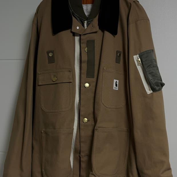 Sacai x Carhartt WIP Canvas MA-1 Jacket