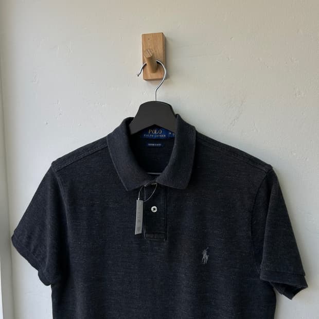 16714 - 폴로 랄프로렌 차콜 반팔 카라티