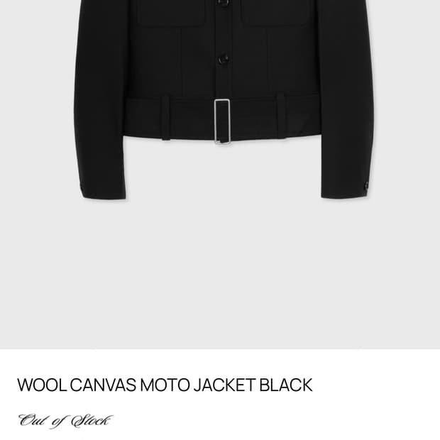 타일레 울 자켓 캔버스