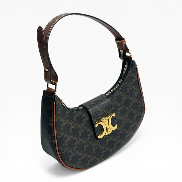 [S급] 셀린느 트리옹프 아바백 숄더백 탄