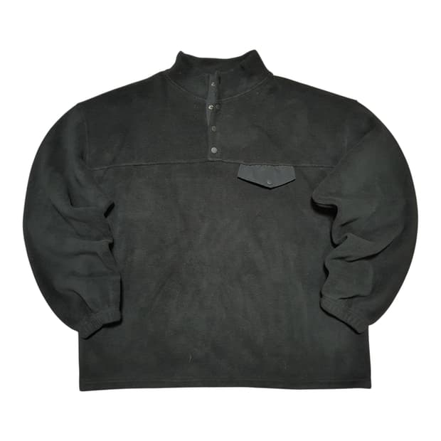 ✨ (바배) 블랙 똑딱이 플리스 맨투맨 