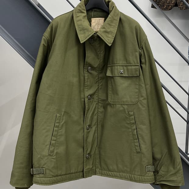 오리지널 미군 60s A-2 콜드웨더 덱 자켓