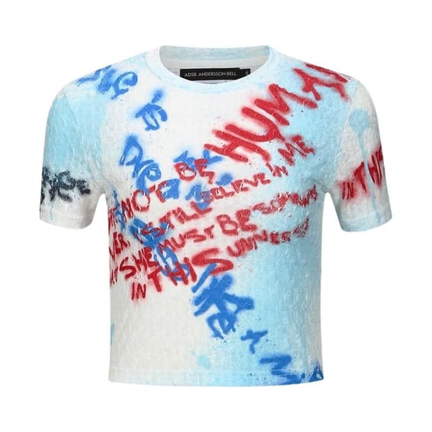 [Andersson Bell] 제니 스프레이 프린팅 티셔츠