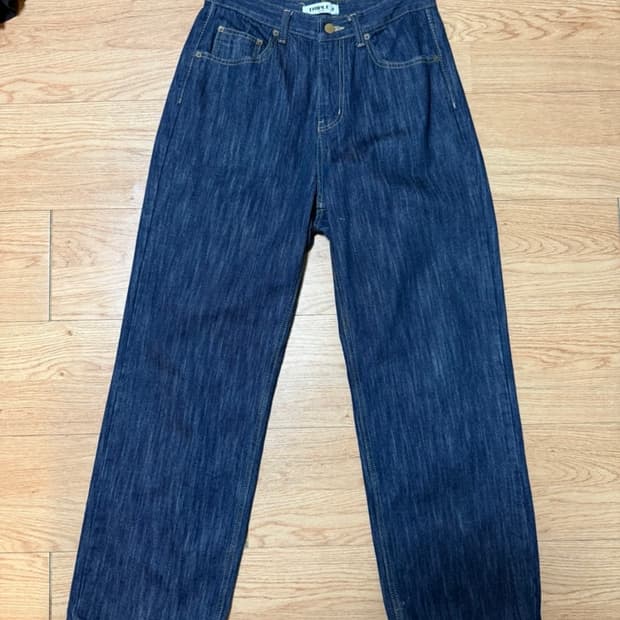 (28~30size) 세미와이드핏 생지 데님팬츠