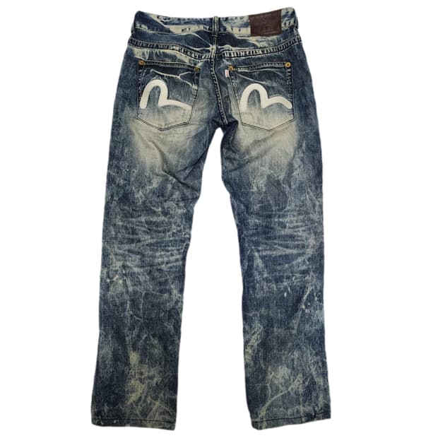 에비수 락시크 워싱 아이스 데님팬츠