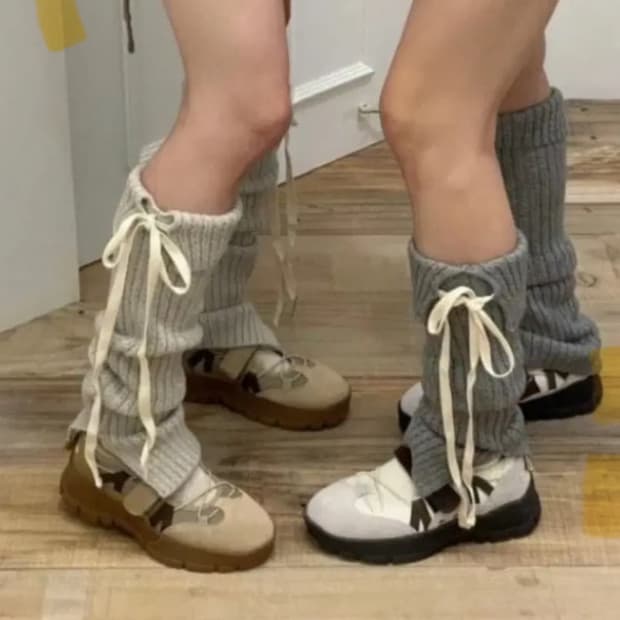 글로니 아이사 레그워머 오트밀