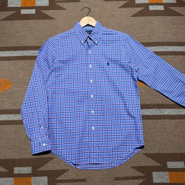 폴로랄프로렌 체크 스트레치 셔츠 s 95