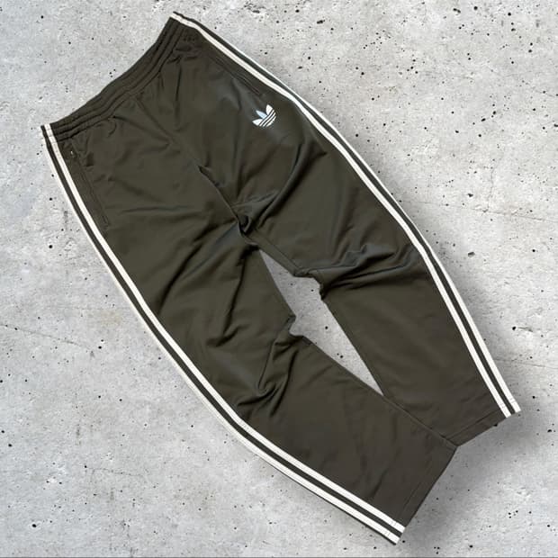 [95] 09s 아디다스 파이어버드 트레이닝 바지 팬츠 카키 D326