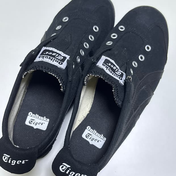 오니츠카타이거 멕시코 66 슬립온 블랙 size 230