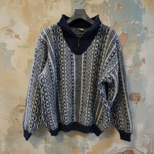 Sigursson 아이슬란드 패턴 니트 2XL