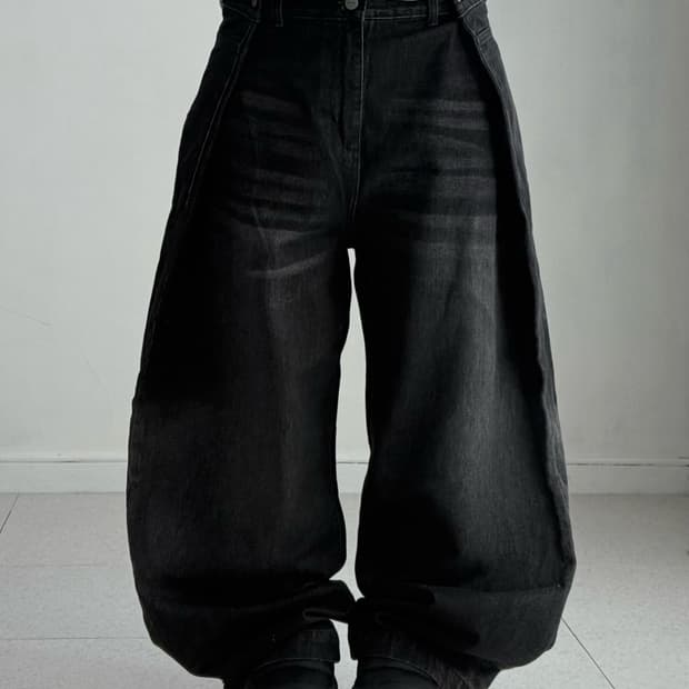 Haleine 샌드 블러쉬드 폴딩 진