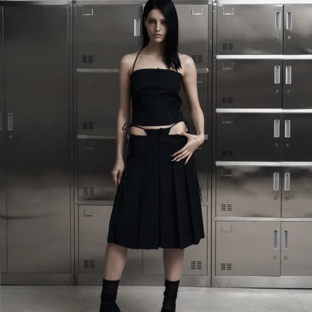 오도어 tidy skirt